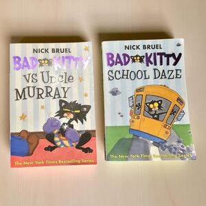 BAD KITTY Book Set by Nick Bruel.Super Cute! Great Condition!
